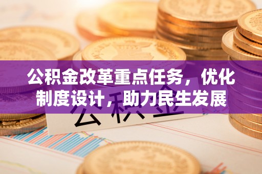 内乡公积金改革重点任务，优化制度设计，助力民生发展