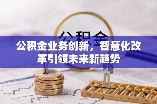 内乡公积金业务创新，智慧化改革引领未来新趋势
