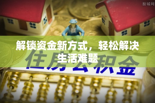 内乡解锁资金新方式，轻松解决生活难题
