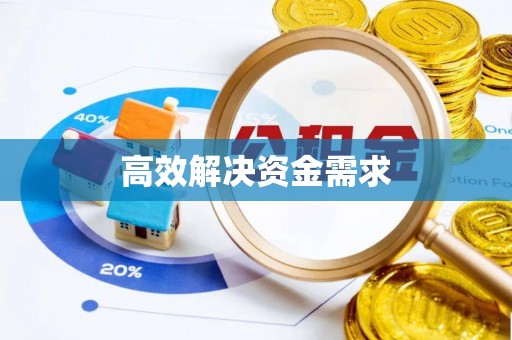 内乡高效解决资金需求