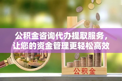 内乡公积金咨询代办提取服务，让您的资金管理更轻松高效