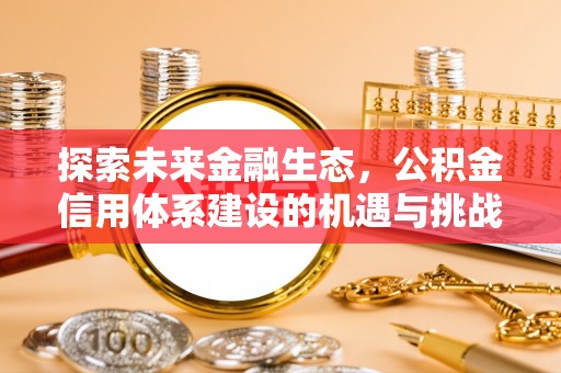 内乡探索未来金融生态，公积金信用体系建设的机遇与挑战