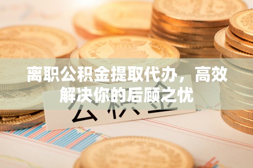 内乡离职公积金提取代办，高效解决你的后顾之忧