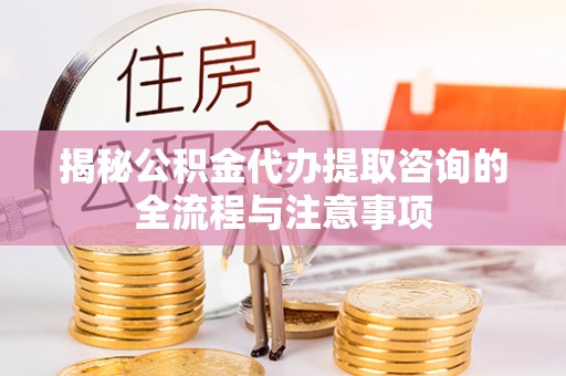 内乡揭秘公积金代办提取咨询的全流程与注意事项