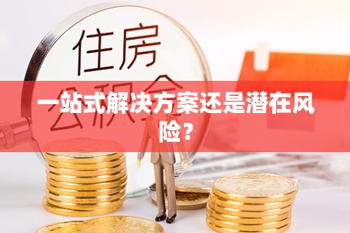 内乡一站式解决方案还是潜在风险？
